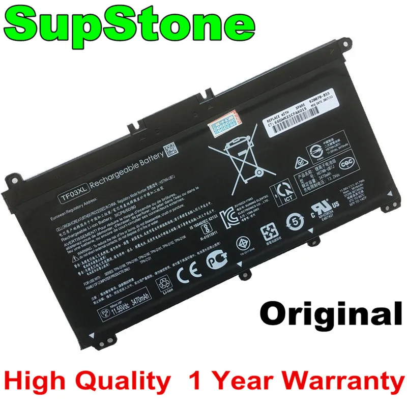 SupStone New TF03XL Battery For HP Pavilion 15-CC178CL 14-BF008TU BF033TX BF108TX,X360 14-CD0009NS,HSTNN-UB7J LB7X TPN-Q188 Q189