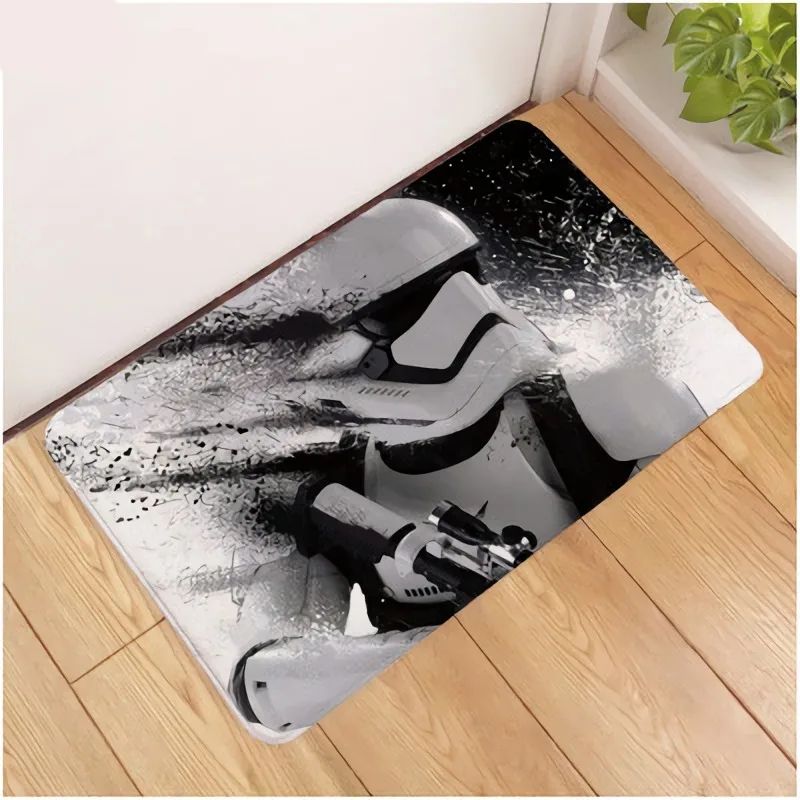 Disney 40x60cm Non-slip Star War Door Mat Bathroom Kitchen Rug Doormats Soft Indoor  Wedding Ceremony