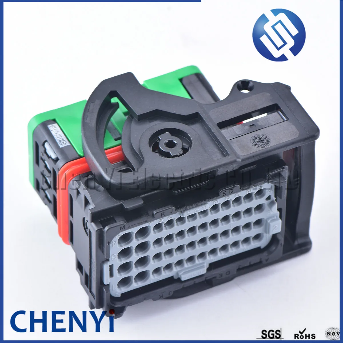 Green 48 Pin way CMC Receptacle Hybrid Modular Wiring Plug ECU connector With Terminals 64320-1315 643201315 0643201315