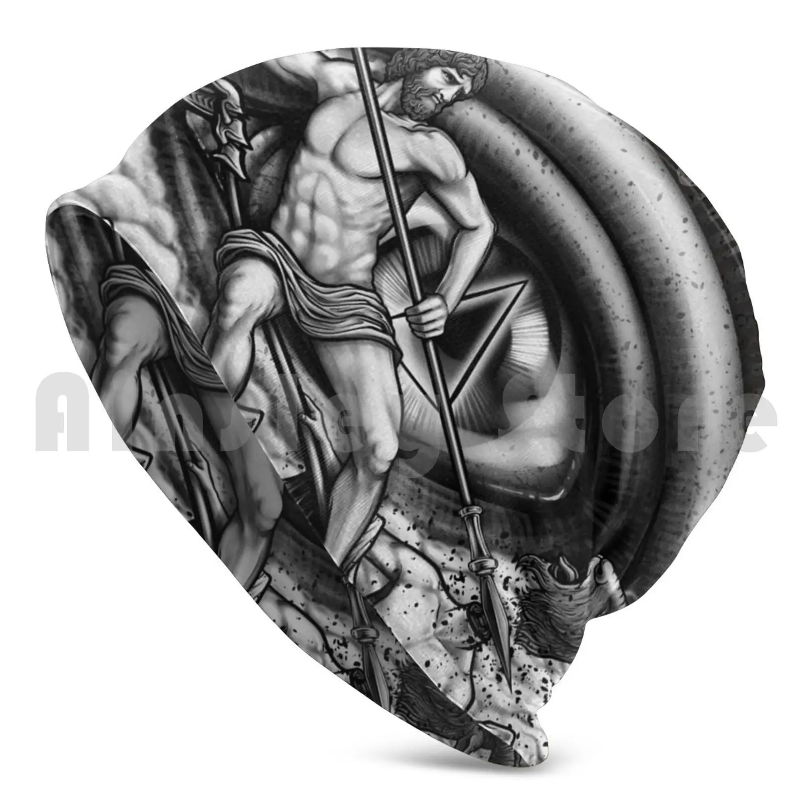 Winya No. 40 Beanie Hedging Cap DIY Print Cushion Leonardo Da Vinci Gothic Michael Angelo Demon Halloween Goddess Fairy