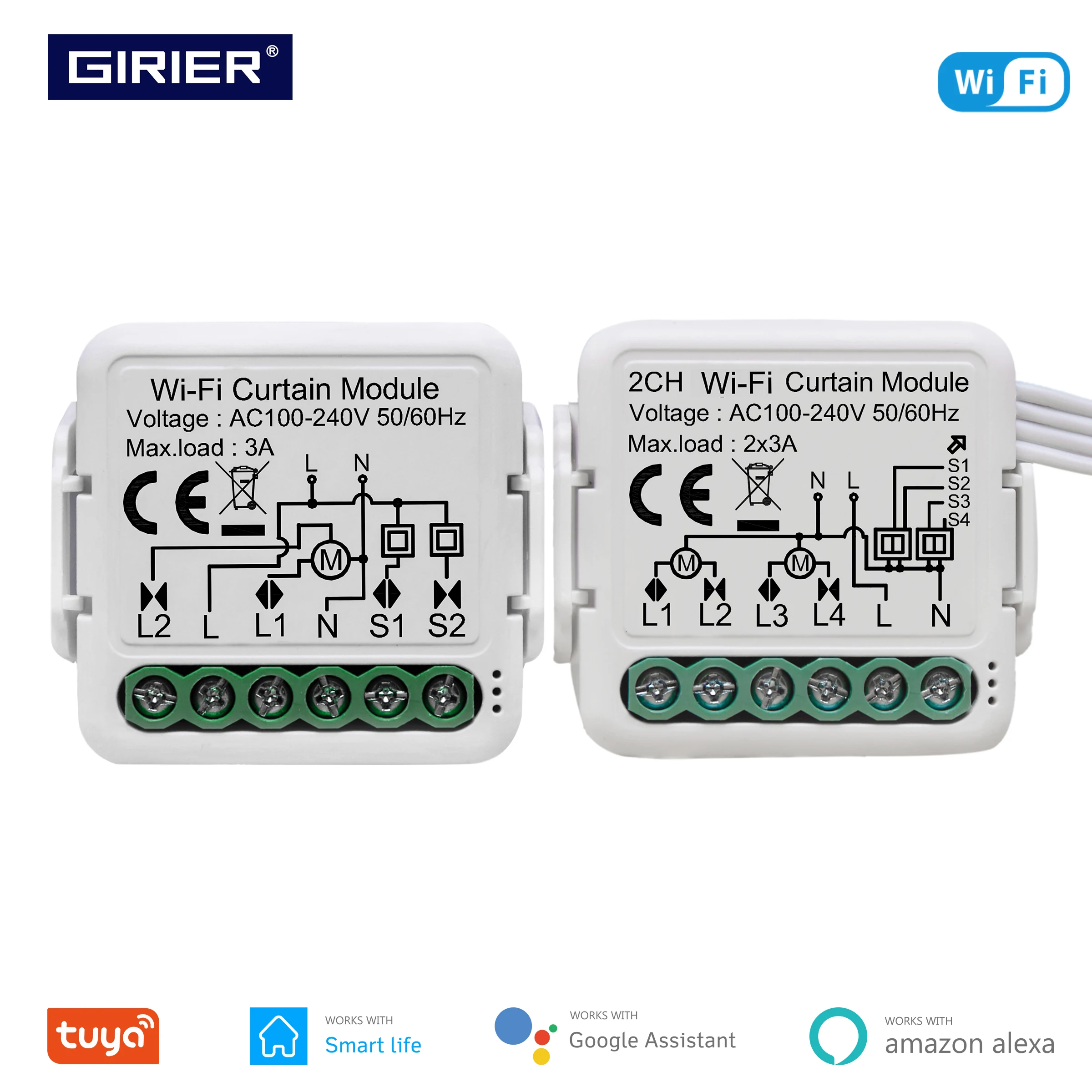 Maxcio Module Interrupteur Volet Roulant Connecté Avec RF Maxcio Module Interrupteur Volet Roulant Connecté Avec RF