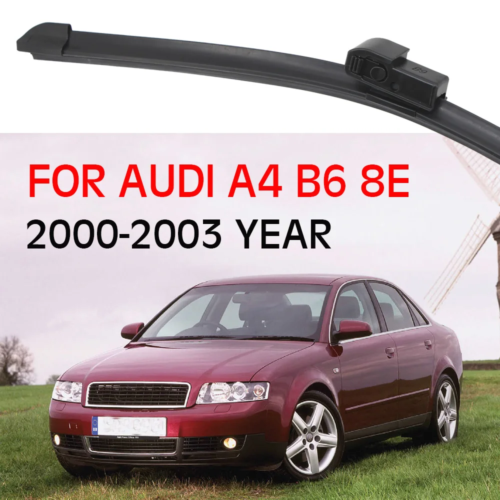 KAWOO Wiper Front Car Wiper Blade For Audi A4 B6 8E/8H October 2000 - Nov. 2003 Windshield Windscreen Window 22\