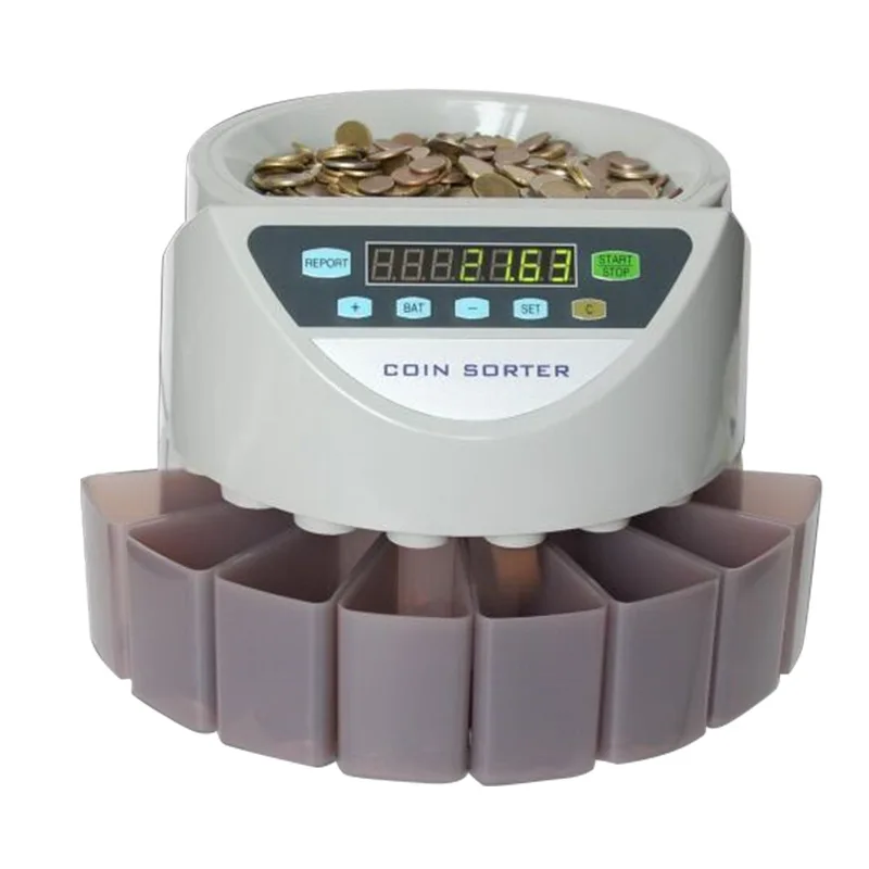 Xd-9002 coin sorter coin counting machine can customize coins of Europe, America, Britain, Southeast Asia and other countries