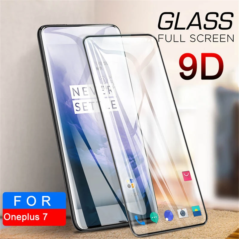 Tempered glass Protective glass for Oneplus 7 pro 6 Screen Protector for Oneplus 6T 5 5T 3T 3 9D