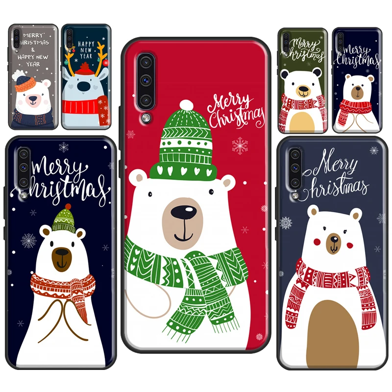 Merry Christmas Polar Beer Case For Samsung A52 A72 A12 A32 A42 A10 A30 S A40 A50 A70 A21S A20e A11 A31 A71 A51 Cover