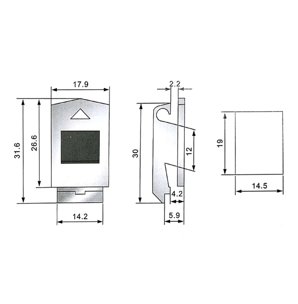 ABS plastic DK725-2 buckle buckle handle