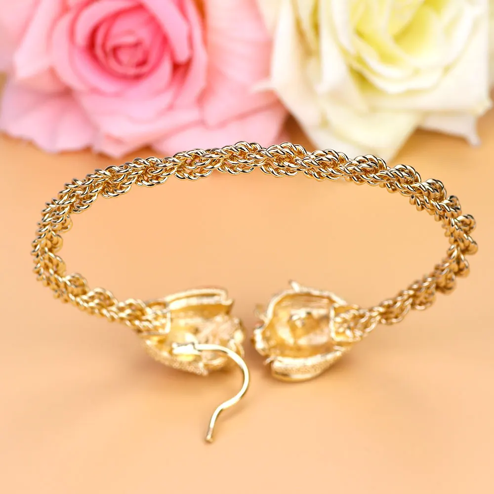 Sunspincems Fashion Kids Flower Hairbands Women Anklet Gold Silver Color Metal Bands Morocco Wedding Bridal Bun Jewelry Gift