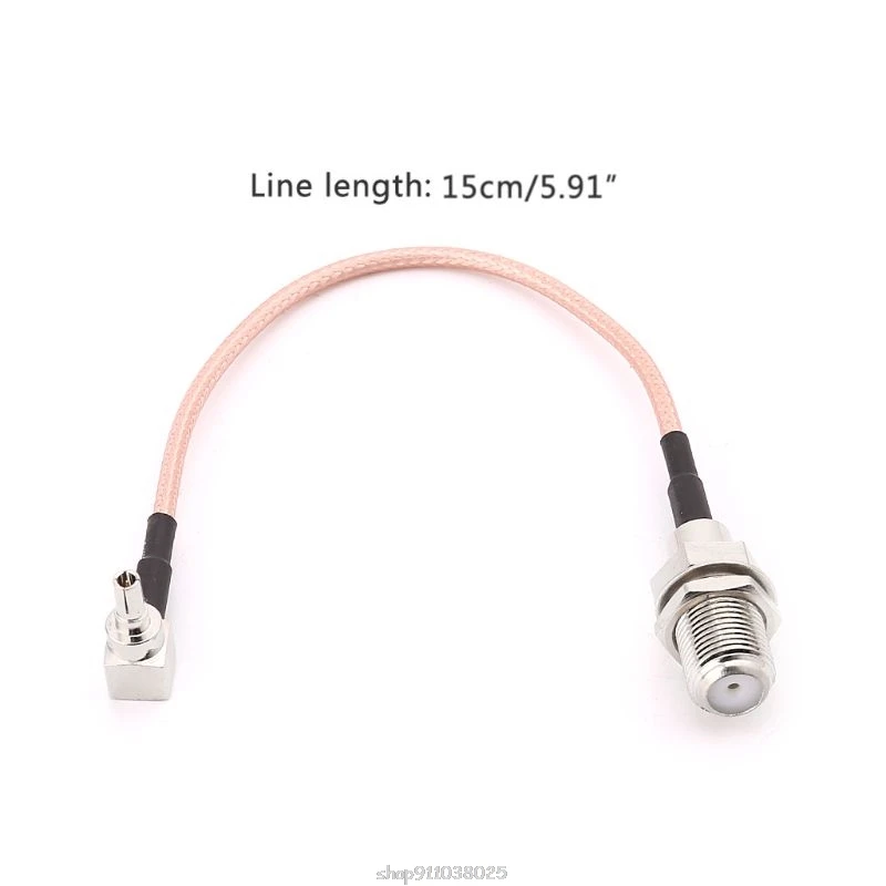 Type Female To CRC9 Male RG316 Pigtail Cable 15cm for huawei Modem D22 20 Dropship