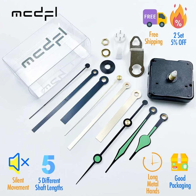 MCDFL meccanismo orologio da parete fai da te Sweep tavolo orologi da tavolo lancette Kit di riparazione ore movimento orologio al quarzo silenzioso meccanico orologio AliExpress