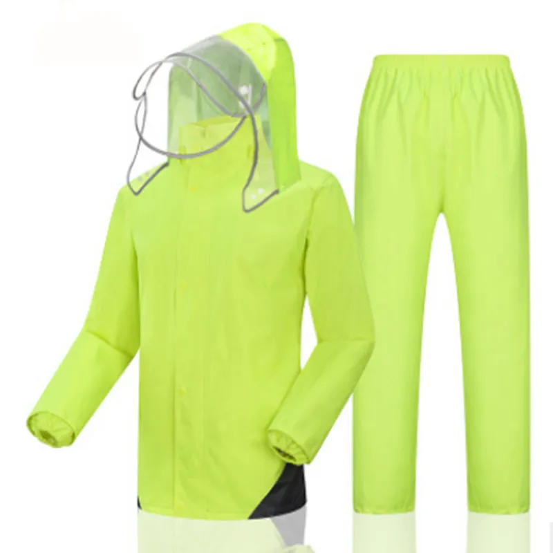 

Stylish Reflective Raincoat for Electric Scooters, Three Layers of Rain Hat