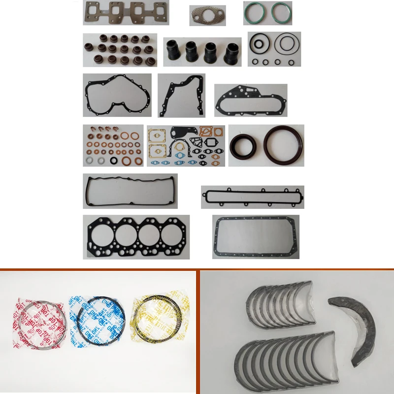 15B 15B-FTE Full gasket  kit crankshaft connecting rod bearing piston ring for Toyota DYNA 200 COASTER Bus MEGA CRUISER 4.1 TDI