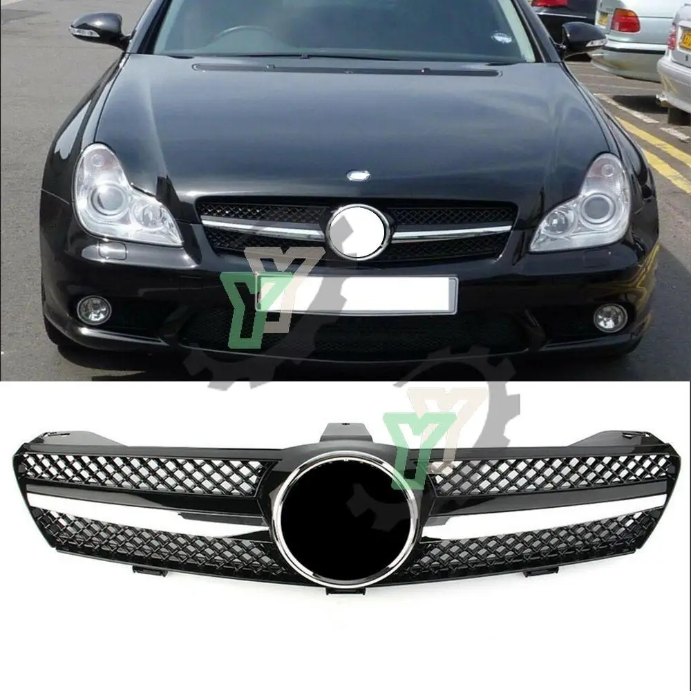 

Car Accessory Front Bumper Grille Upper racing Grill for Mercedes-benz W219 CLS350 CLS500 SLS600 2005 2006 2007 2008