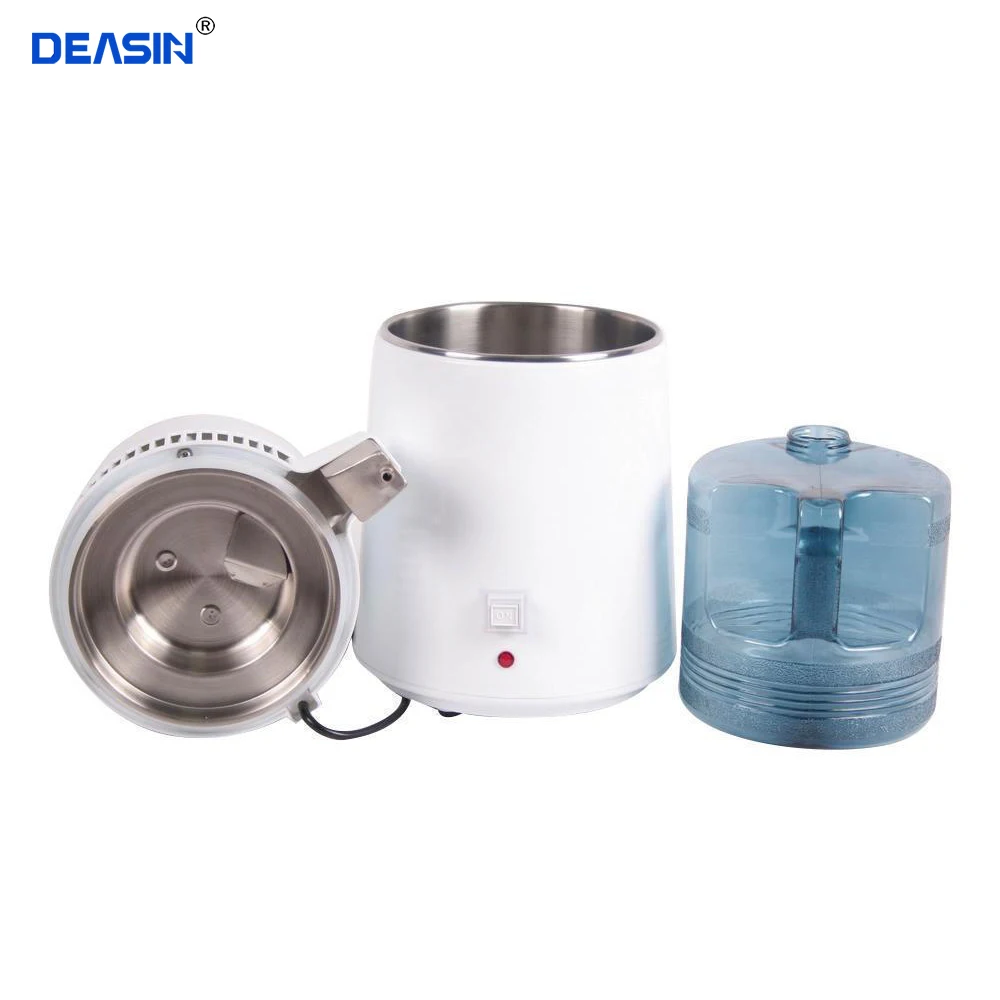 4l /6l pure water distiller dental distilled water machine stainless steel filter purifier electric distillation jug 110v 220v