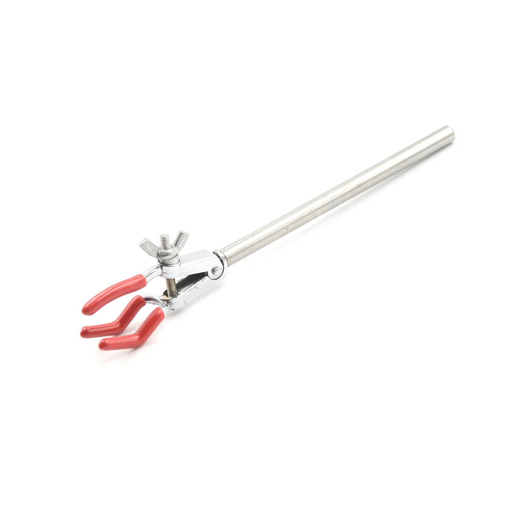 

1pcs Flask Clip Tube Clamp Beaker Holder Clamp Range 0-30mm Adjustable Three Prong Extension Flask Clip Laboratory Supplies