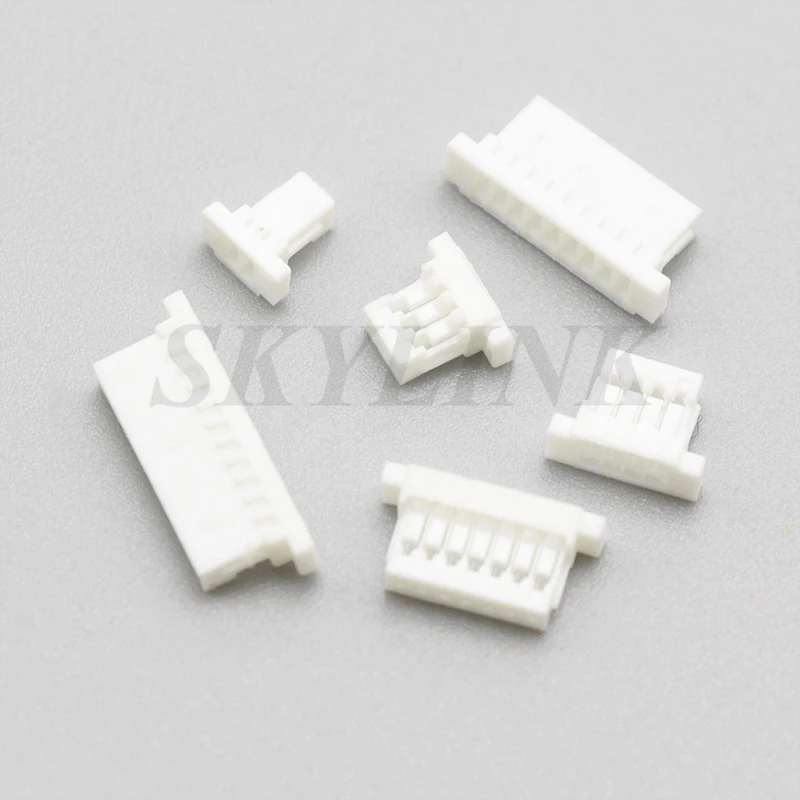 50 قطعة SH1.0 موصل 1.0 مللي متر الملعب الإسكان 2P 3P 4P 5P 6P 7P 8P 9P 10P 11P 12P البلاستيك قذيفة #3