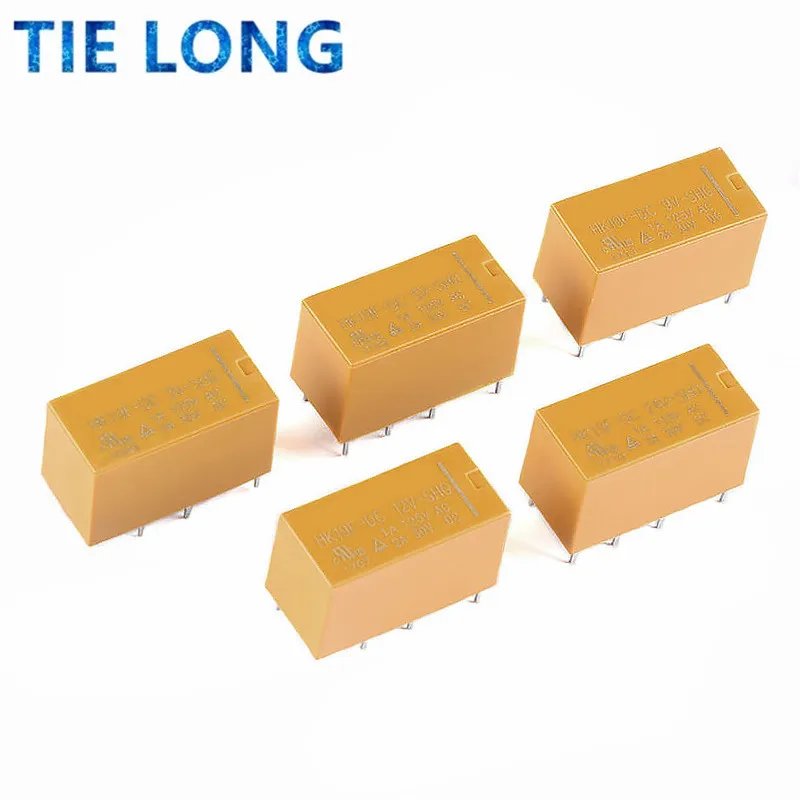 5PCS Relay HK19F-DC3V-SHG HK19F-DC5V-SHG HK19F-DC12V-SHG HK19F-DC12V-SHG HK19F-DC24V-SHG HK19F 3V 5V 9V 12V 24V 8PIN