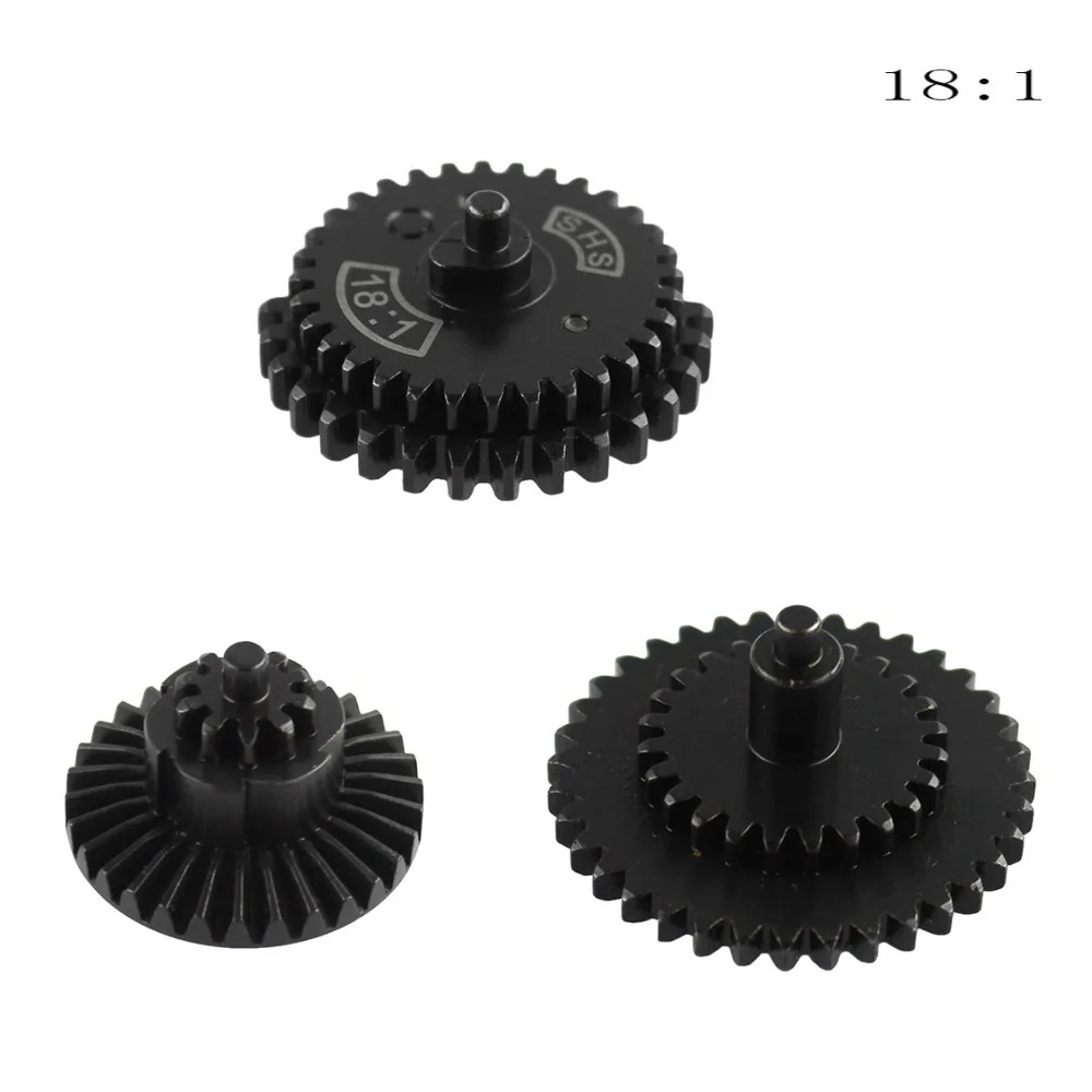 VULPO 12:1 13:1 16:1 18:1 100:200 100:300 32:1 SR25 M14 High Speed & High Torque Gear Set For Ver.2/3/7 SR25 AEG Airsoft Gearbox