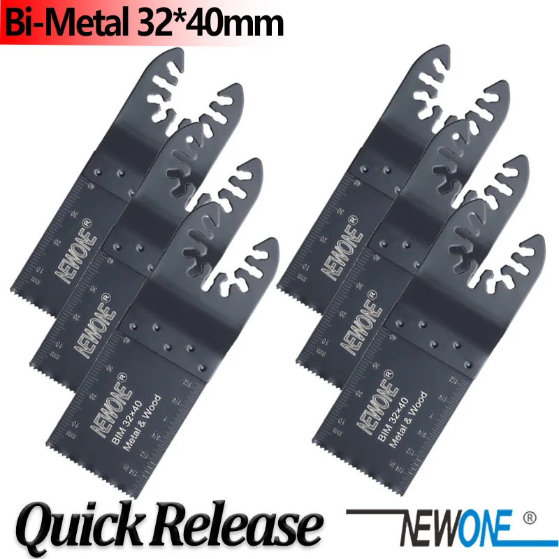 Quick Release Bi-Metal Saw Blades Oscillating Tools for Wood Metal Cut NEWONE  Quick Change  Multi-function Power Tool Saw Blade