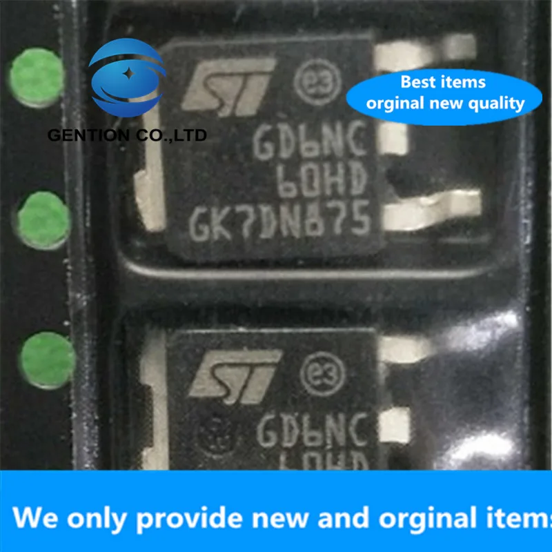 10Pcs Originele Nieuwe GD6NC60HD STGD6NC60HD Te-252