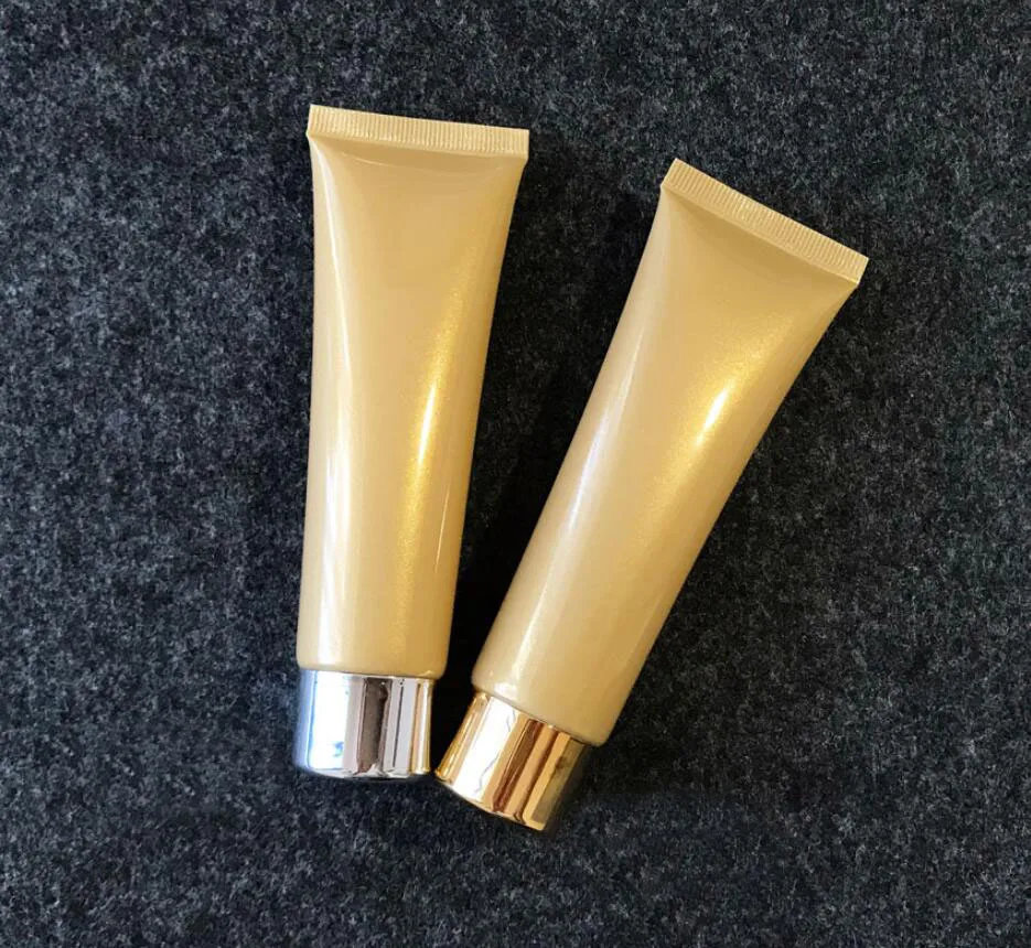 50ml gold soft tube for mild wash butter hand cream anti-UV lotion emulsion serum essence hyaluronic toner skin cosmetic hose