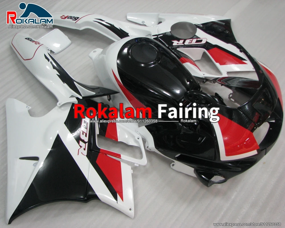

Обтекатели послепродажного обслуживания для Honda CBR600 F2 1991 CBR600 F 2 1994 CBR 600 91 92 93 94, комплект обтекателей для кузова мотоцикла, красный, белый, черный