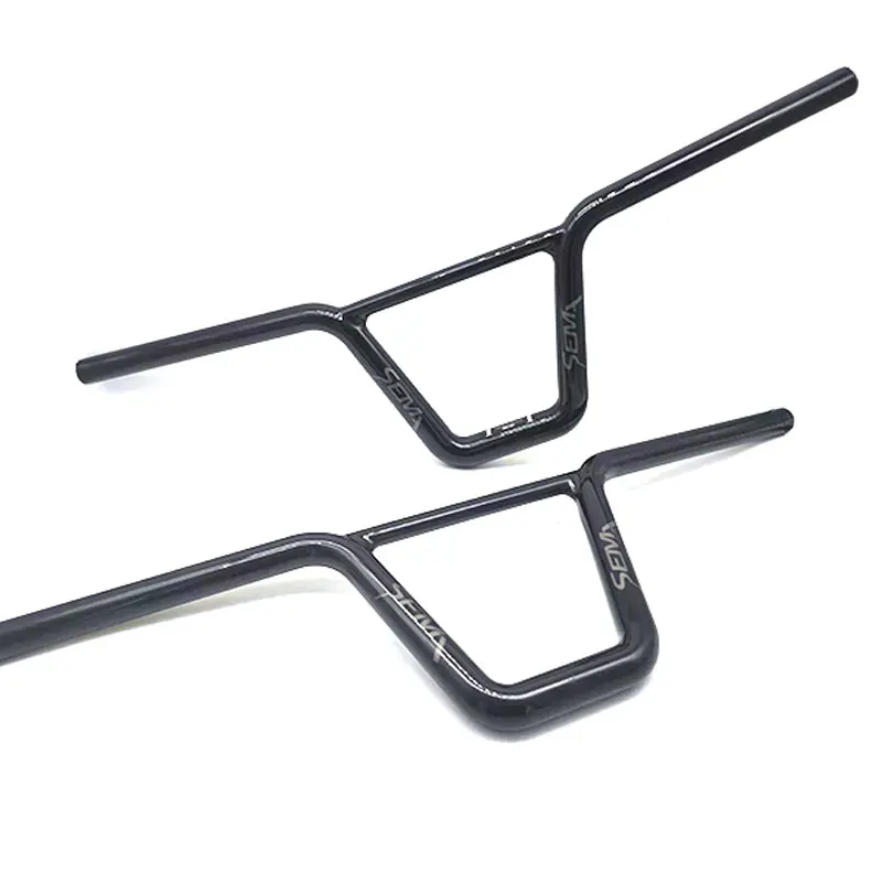 Guidon léger entièrement en carbone pour vélo de route BMX, barre de poignée, cadre renforcé, 22.2x25.4mm