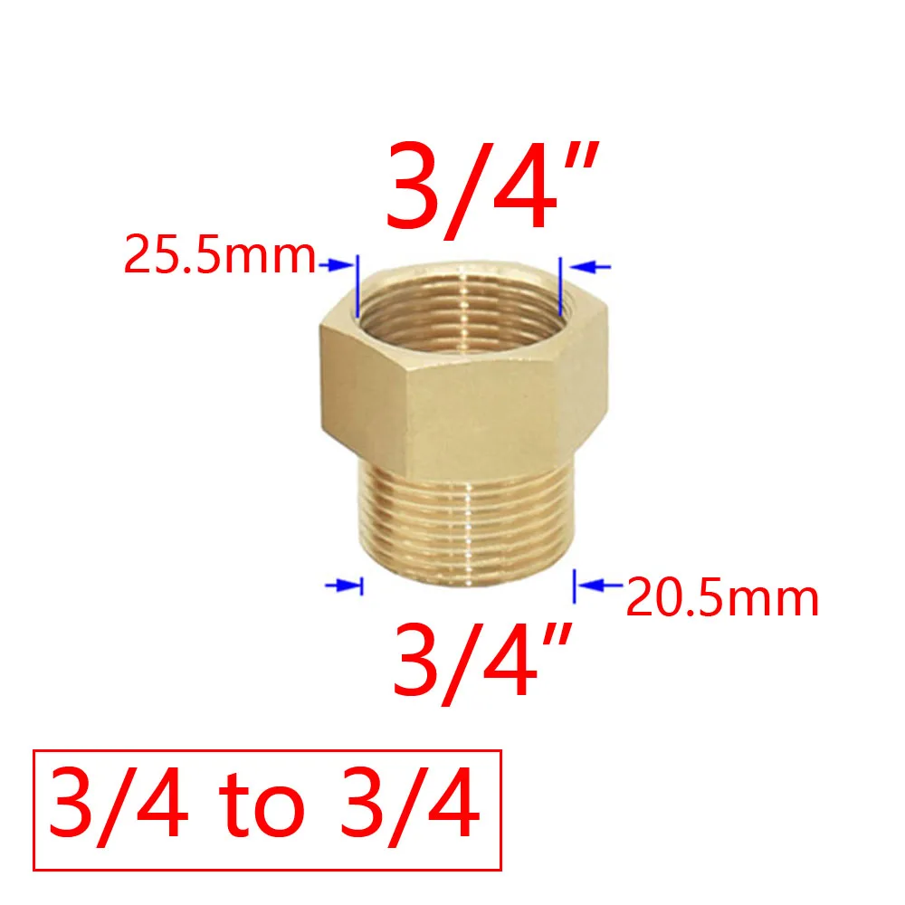 Conector de rosca de latón de 1/2 \