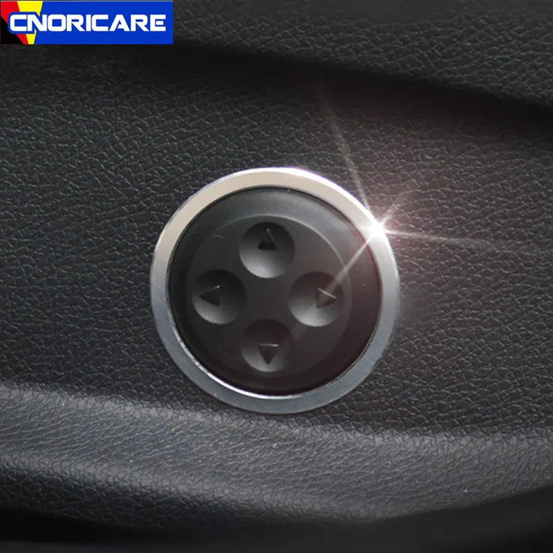 

Aluminum Alloy Car Seat Adjustment Circle Decoration Stickers Trim For Mercedes Benz C E Class W205 W213 GLC X253 2015-2018