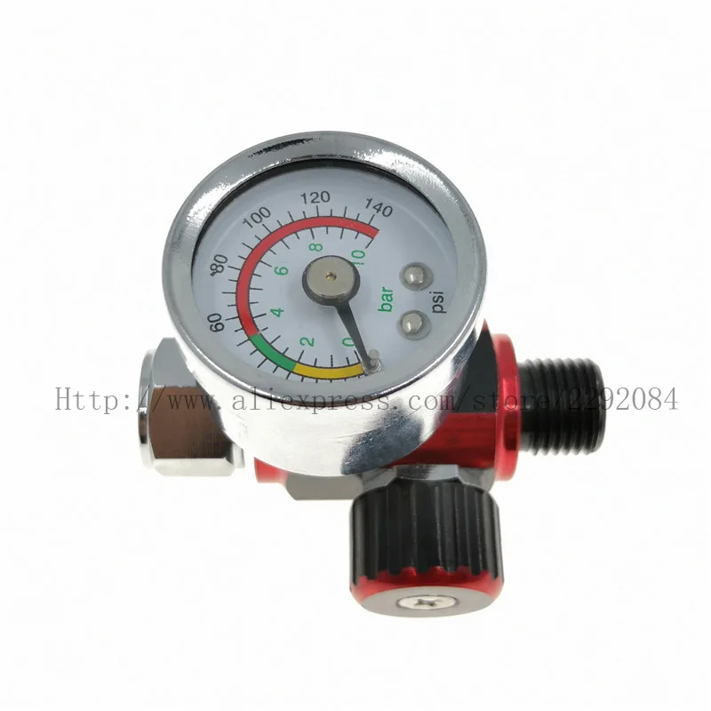 Scratch HVLP Spray Gun Air Regulator Gauge & In-line Water Trap Filter Tool spray gun regulator and Mini spray gun Air Filter