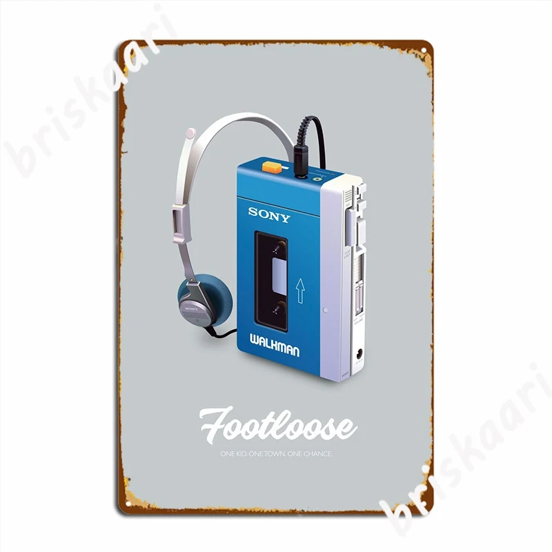 Footloose Poster Metal Plaque Wall Decor Wall Pub Classic Wall Tin Sign Poster