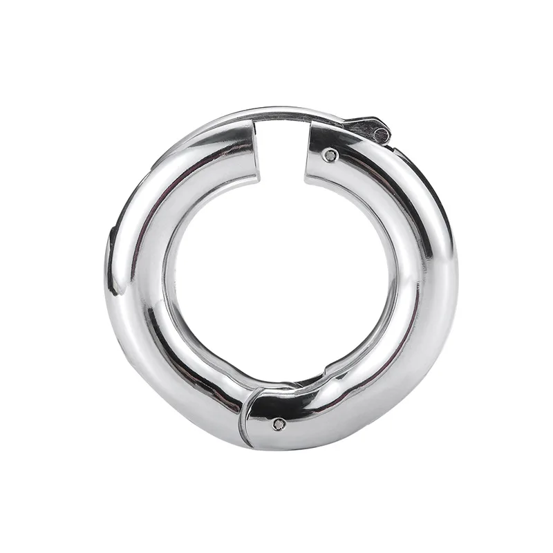 Adjustable Size Metal Penis Ring Male Exercise Bear Ring Sperm Lock Penis Hard Erection Sex Toys Man Cock Ring