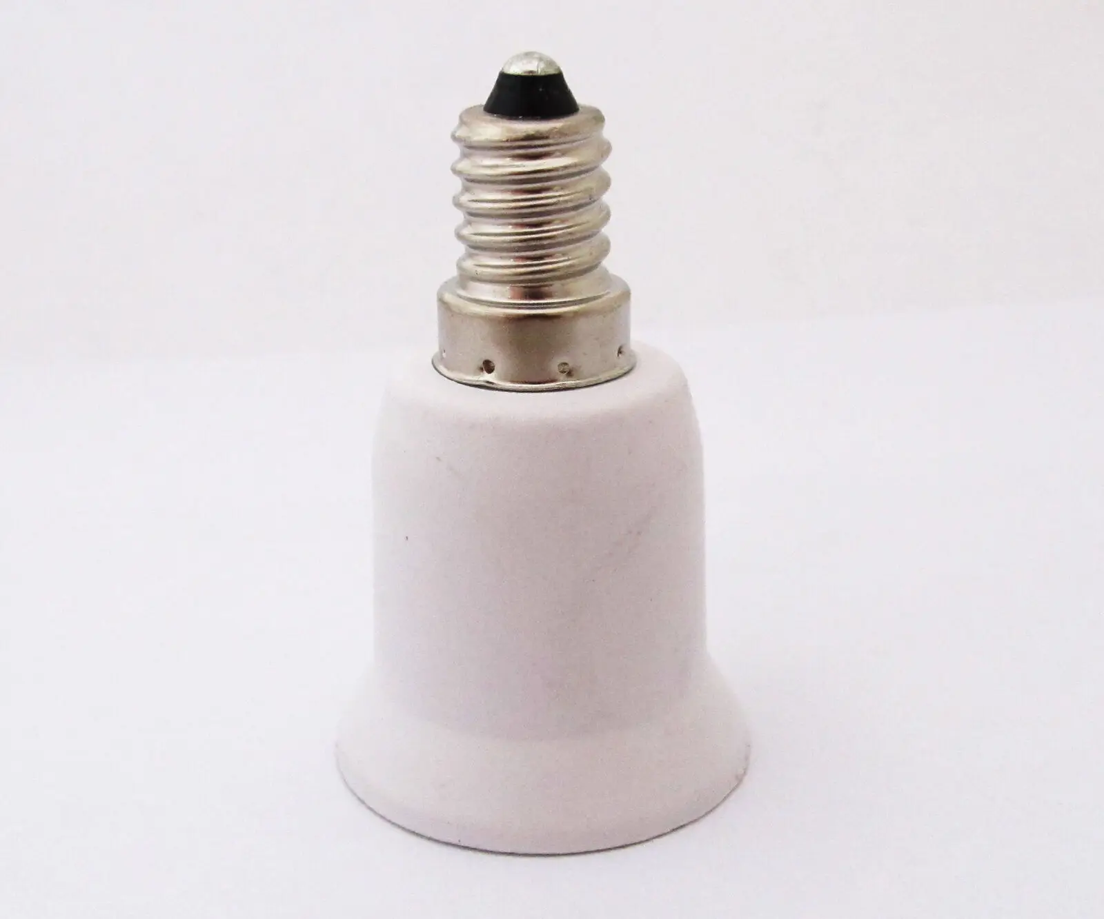 1pc New E14 Male to E27 Female Base LED Light Bulb Adapter Holder Socket Converter