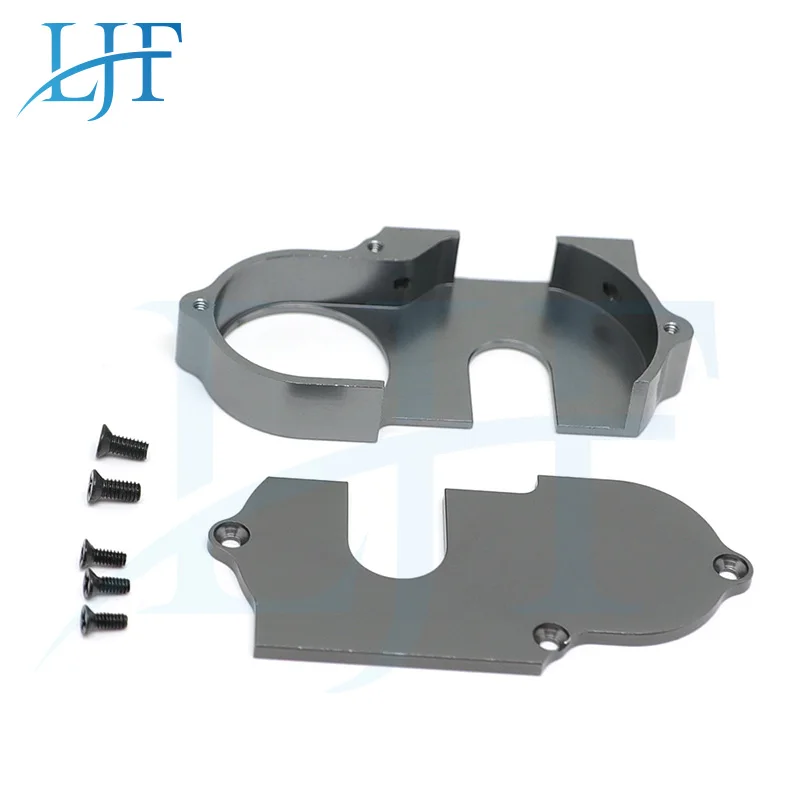 Piezas de repuesto para coche teledirigido WLtoys 144001 124018 124019, mejora de Metal, cubierta antipolvo para la cubierta superior e inferior del engranaje de reducción L199, 1 Juego