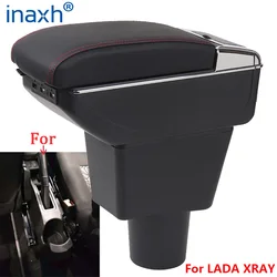 For LADA XRAY Armrest box central storage box Retrofit parts Interior Parts details  For LADA XRAY Car Armrest Car Accessories