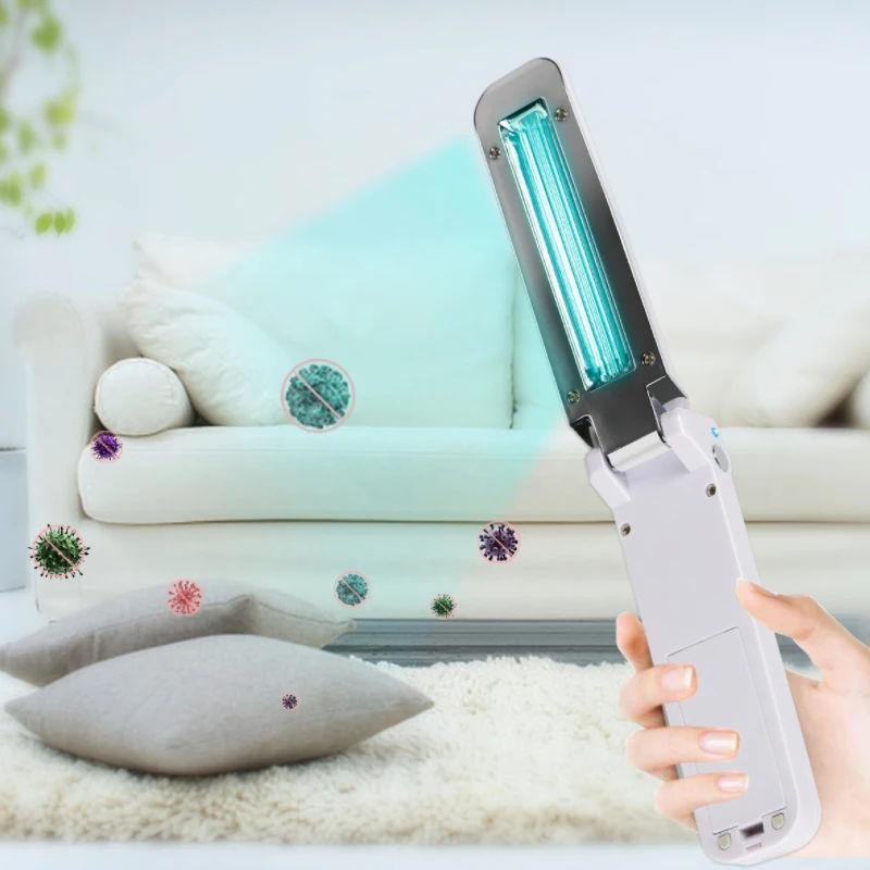 Lâmpada de quartzo uvc uv alimentada por usb, portátil, sensor de gravidade, esterilização, luz ultravioleta, desinfetante, lâmpada germicida, ampola 3w