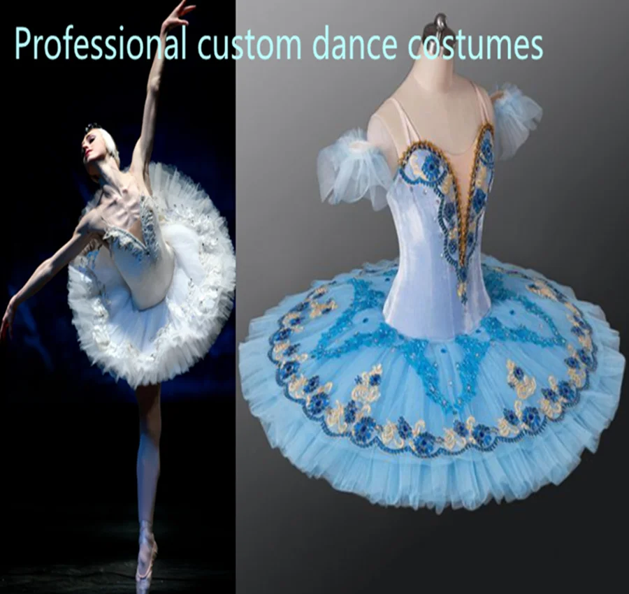 Vestido romántico lírico de ballet, ropa de empresa que acepta todo tipo de disfraces para actuaciones de baile