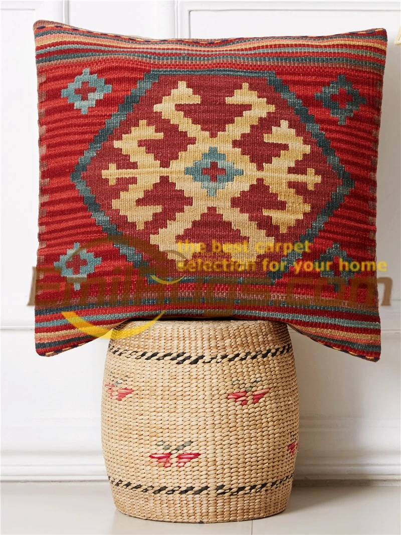 knot pillow Kilim   Diy Handmade Wool Wool Throw Home Decorative