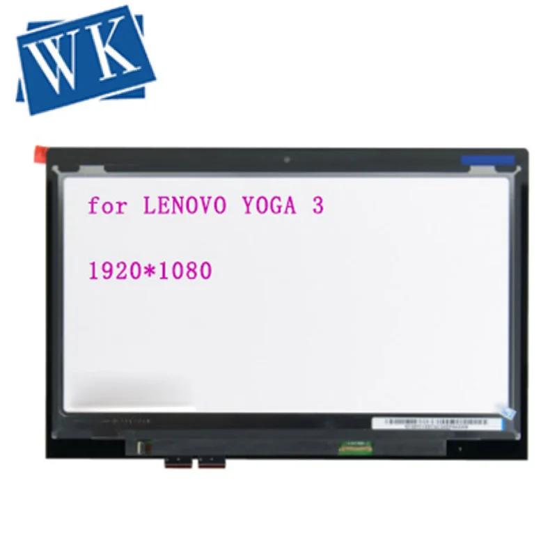 

Montaje de pantalla LCD + digitalizador de cristal táctil con marco para for Lenovo YOGA 3 14 80JH 80QD Yoga 700-14ISK