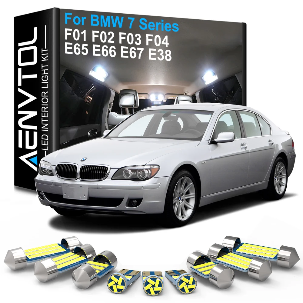 

AENVTOL Canbus для BMW серий 7 F01 F02 F03 F04 E65 E66 E67 E38 735i 740i 740d 745i 750i GS 760li аксессуары для внутренней подсветки LED
