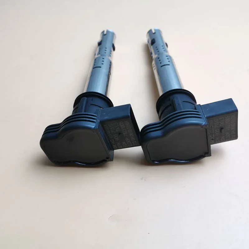 2pcs Ignition coils 07K905715A B C D E F 06F905115F C J For VW Passat Beetle Golf Jetta Novo Tiguan Amarok polo Scirocco Sharan