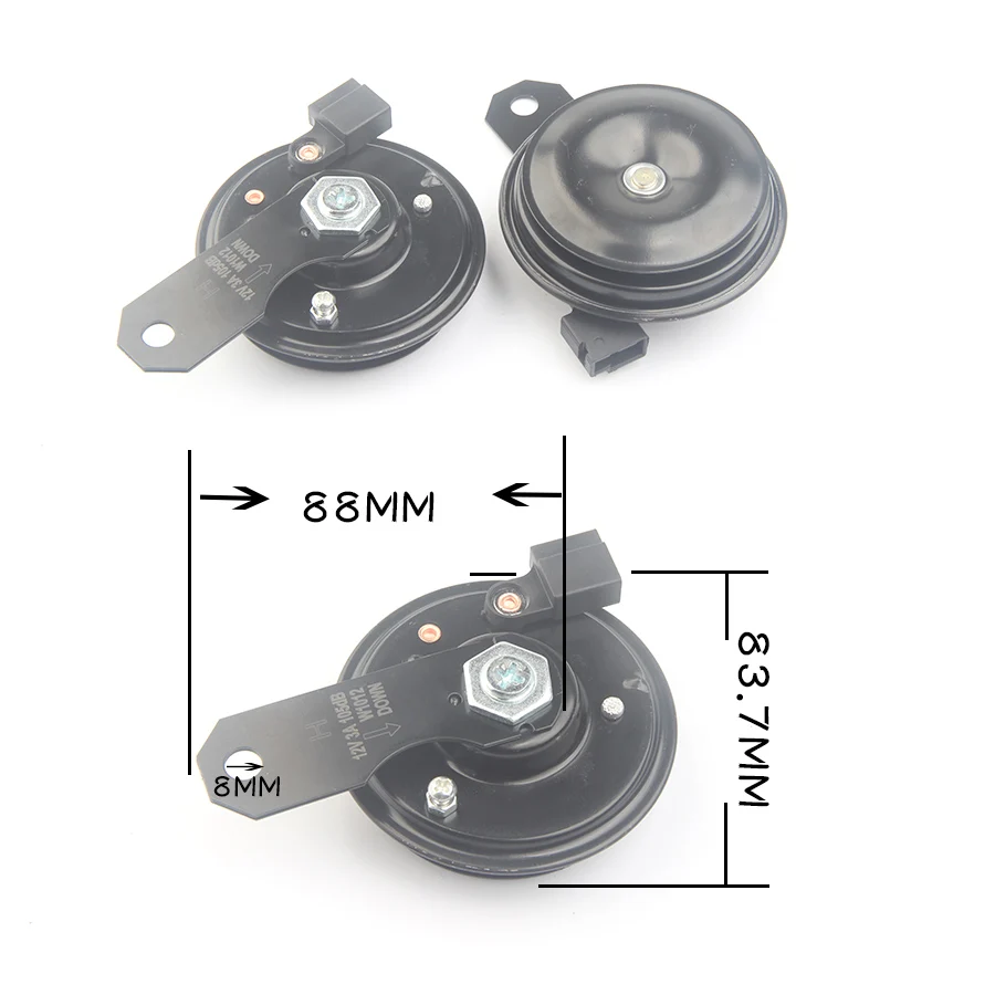 Universal Electric Vehicle Horn 12V Car Accessories for Electric Scooter Toyota Corolla RAV4 Crown Camry Levin Reiz Yaris Prius