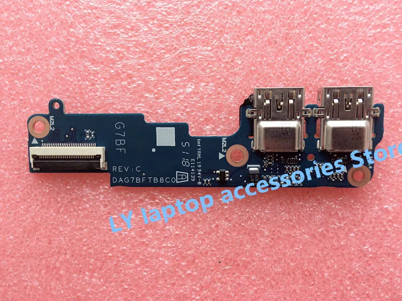 Para placa USB de portátil original HP 15-CS 15-CW Placa de interfaz USB DAG7BFTB8C0