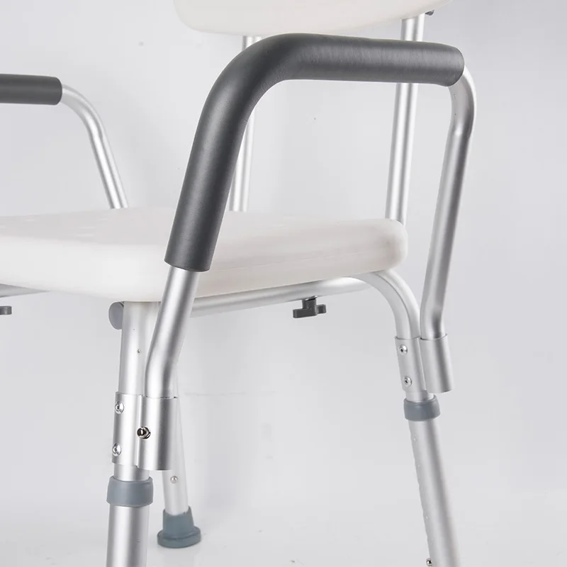 Non Slip Bath Chair Shower Chair Bathroom Stool Height Adjustable Toilet Seat Disabled Elderly