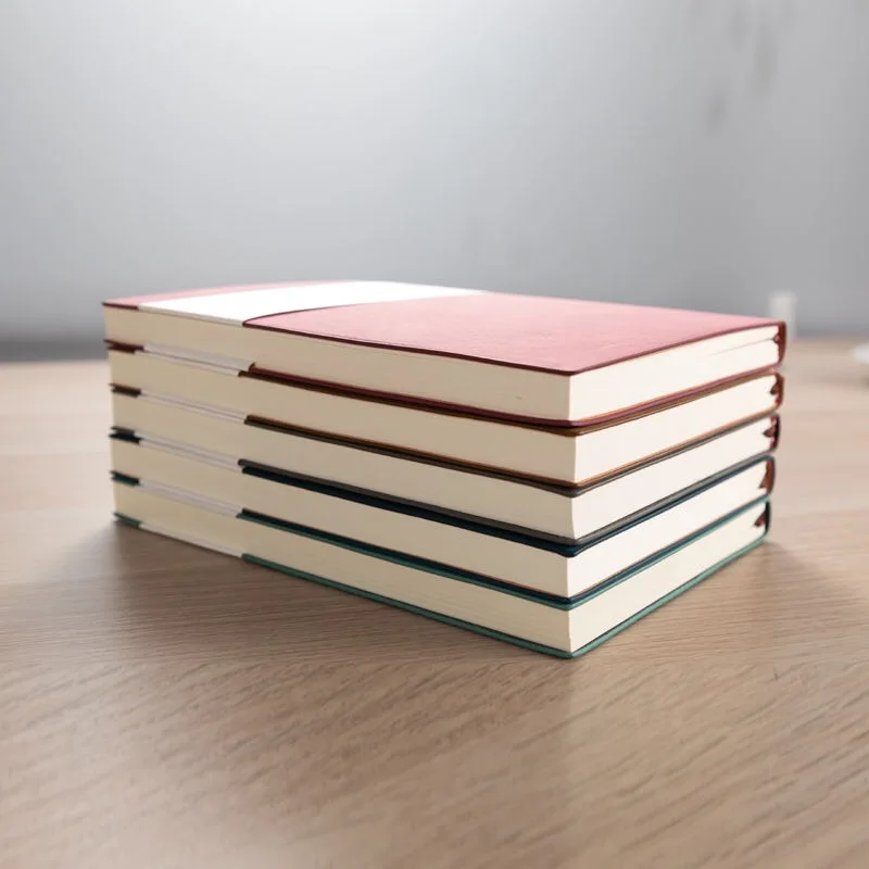 A5 Soft Leathe Cover Notebook Notepad Cute Planner Agenda Travelers Simple Notebook Student School Suplies