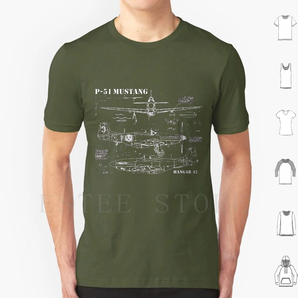 P-51 T Shirt Print Cotton Spitfire Ww2 Warthunder World Of Warplanes Flight Airplane Fighter Fighter Jet Fighter Pilot Pilot
