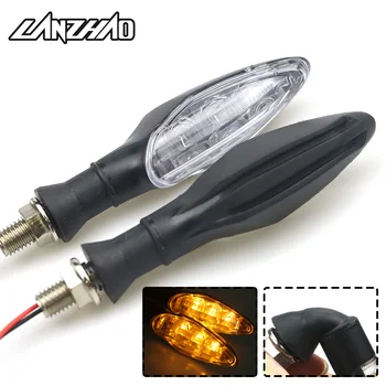 Indicatori di direzione moto LED Lampada ambrata Indicatori di direzione Indicatori Lampeggiatori universali per Honda Grom MSX125 KTM Duke 390 2017