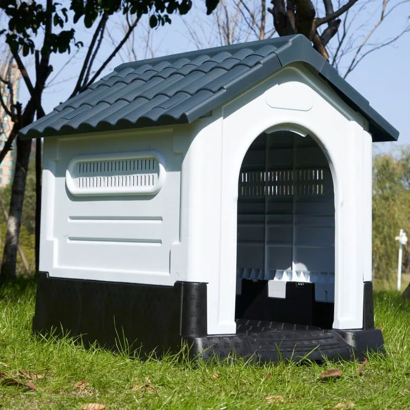 Imagem -03 - Cama Dobrável Destacável do Cão Luxo Quente Pet Supplies Impermeável Ainproof ao ar Livre Quatro Estações Pequena Casa de Cachorro Inverno