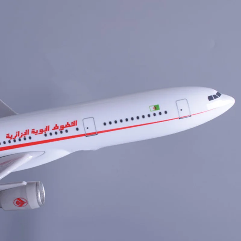 40CM 1:172 Scale Algeria Airlines A330 Airplane Aviation Model w Base Alloy Aircraft Plane Collectible Display Collection