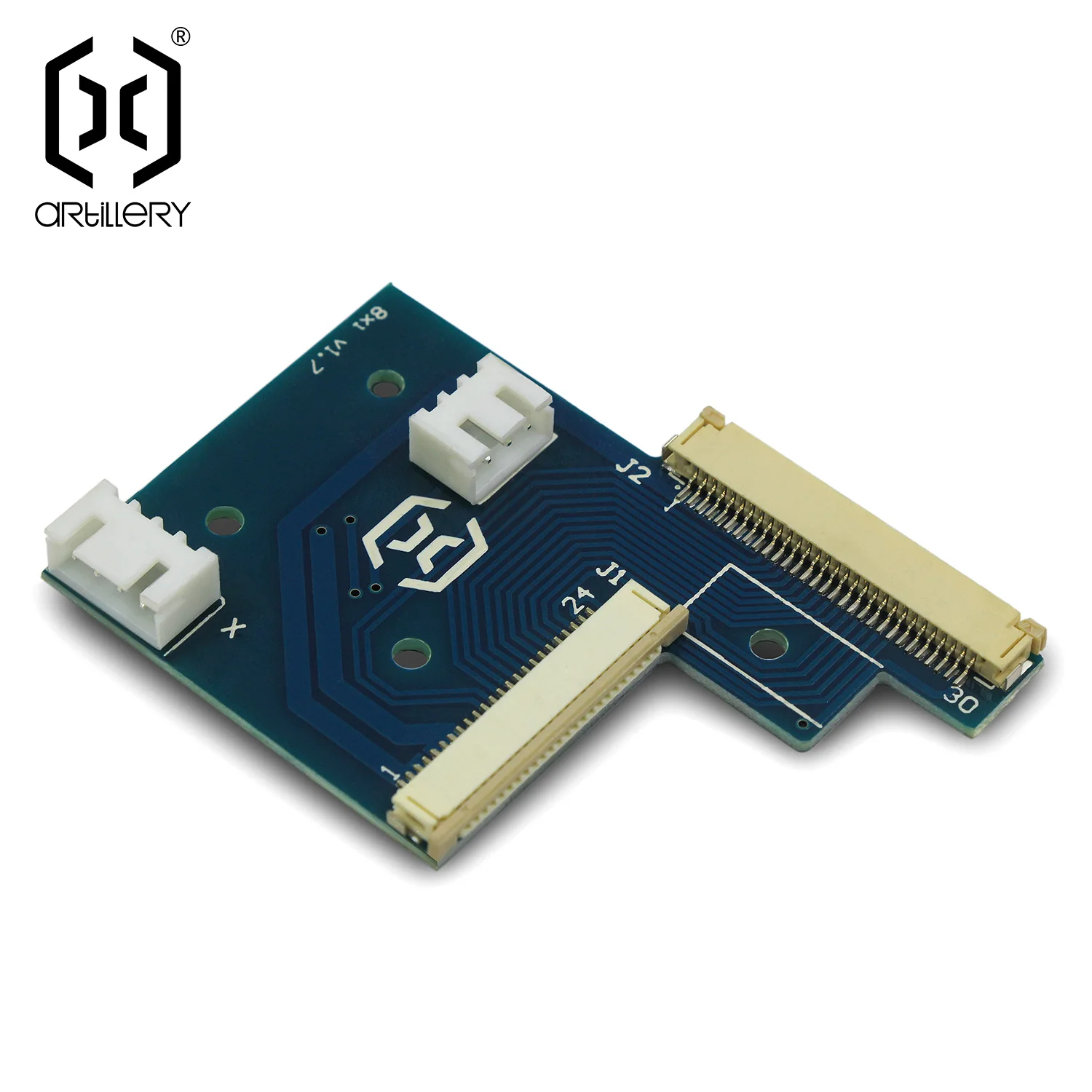 Artilley ثلاثية الأبعاد ملحقات الطابعة Genius X/Z/E محور الطارد PCB موتور طباعة رئيس استبدال كابل محول لوحة اتصال V1.7