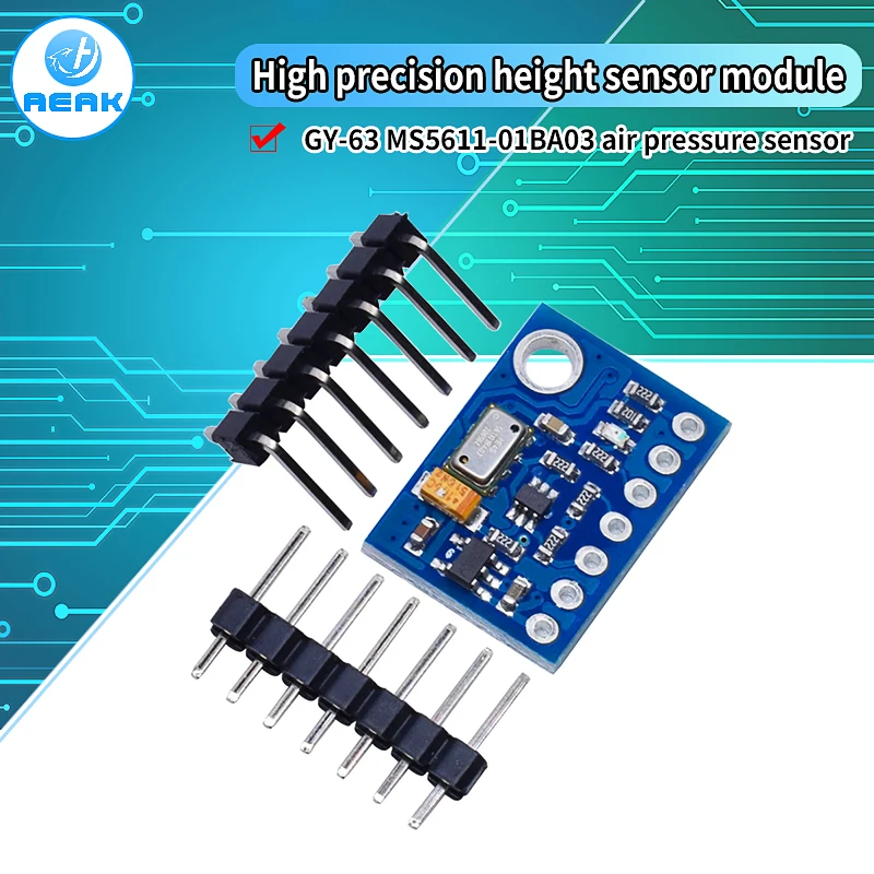 1PCS GY-63 MS5611-01BA03 Precision MS5611 Atmospheric Pressure Sensor Module Height Sensor Module